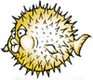 Logo OpenBSD : un poisson jaune � piquants